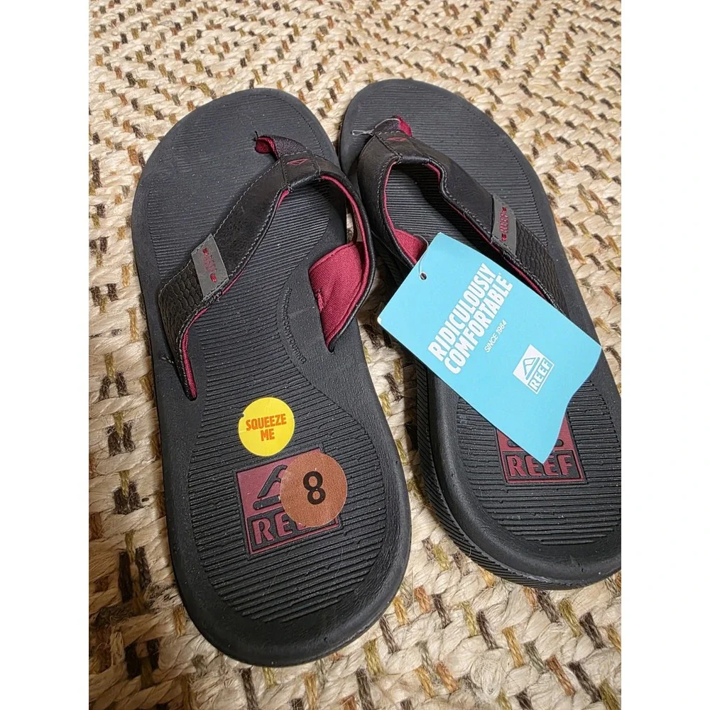 Reef Mens 8 Santa Ana Summer Beach Holiday Sliders Sandals Flip‎ Flops NWT B2